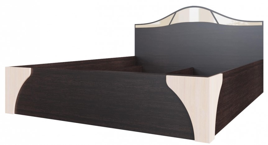 Pat ML-Mobila Laguna 5 №2 160x200 Stejar Venge/Stejar Mlecnii