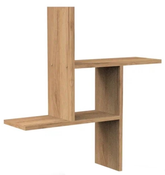 Raft de perete ML-Mobila ML-1 750x750 Stejar Craft Aur
