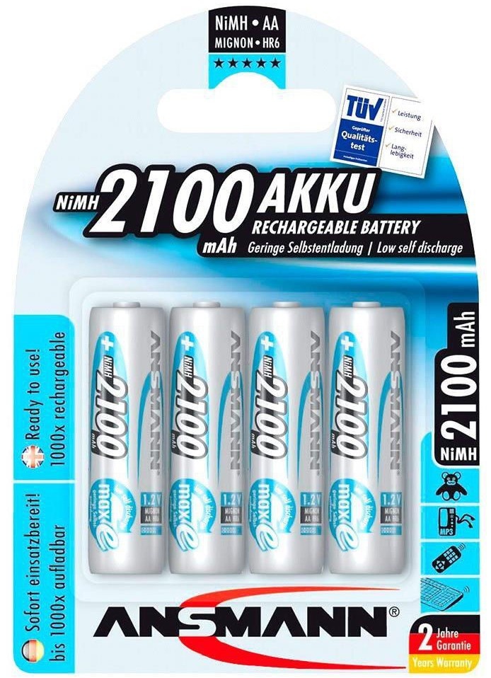 Baterie Ansmann maxE NiMH 2100mA 4pcs (5035052)