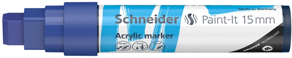 Маркер Schneider 15mm Paint-It 330 Blue