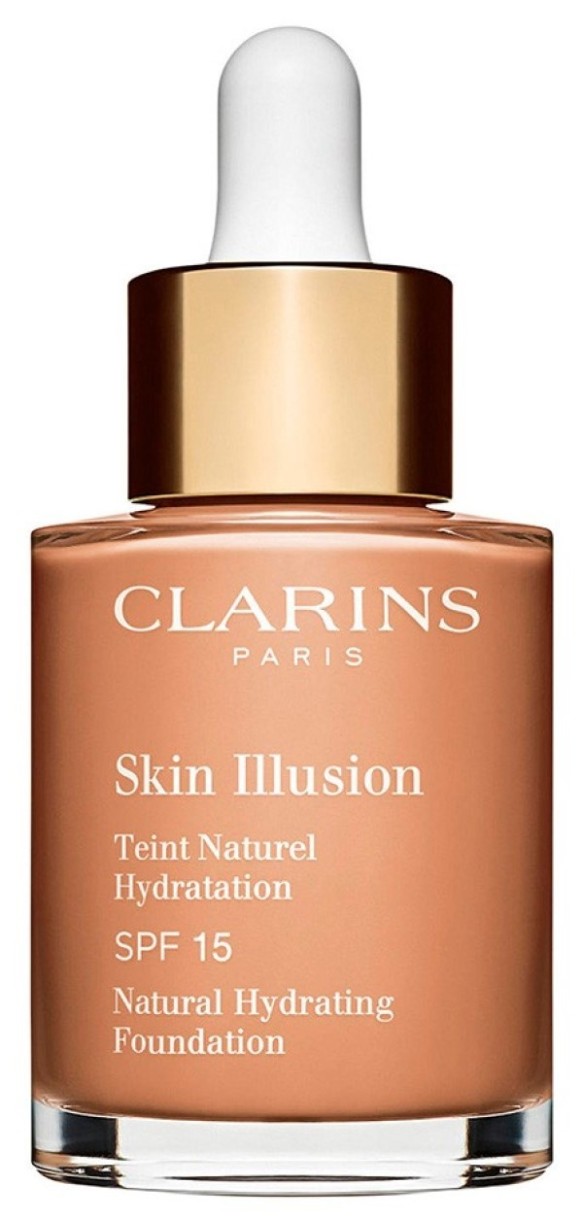 Fond de ten pentru față Clarins Skin Illusion Natural Hydrating Foundation 112