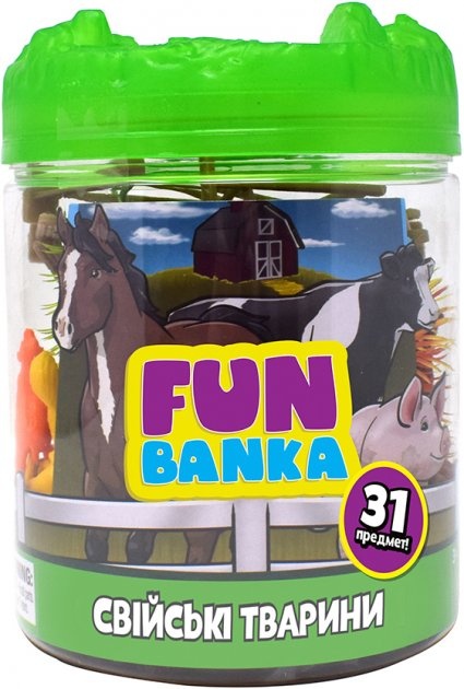 Фигурки животных Fun Banka Animale Domestice 31pcs (320386-UA)