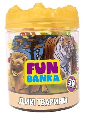Фигурки животных Fun Banka Animale Salbatice 38pcs (320385-UA)