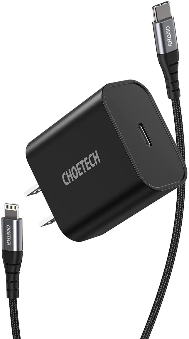 Зарядное устройство Choetech Q5004 Type C to Lightning PD20W Black