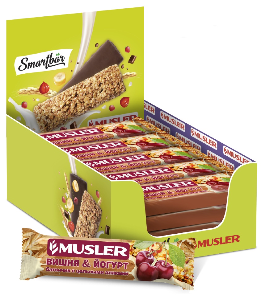 Батончики Musler 25pcs Вишня & Йогурт