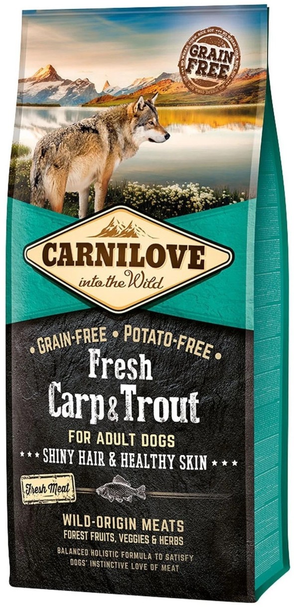 Сухой корм для собак Carnilove Adult Fresh Carp & Trout 12kg