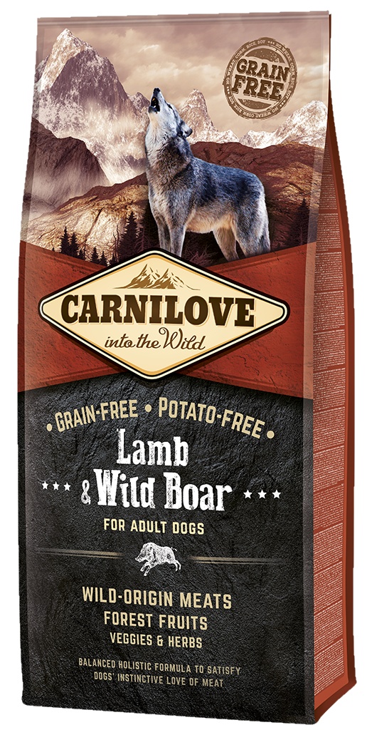 Сухой корм для собак Carnilove Adult Lamb & Wild Boar 12kg