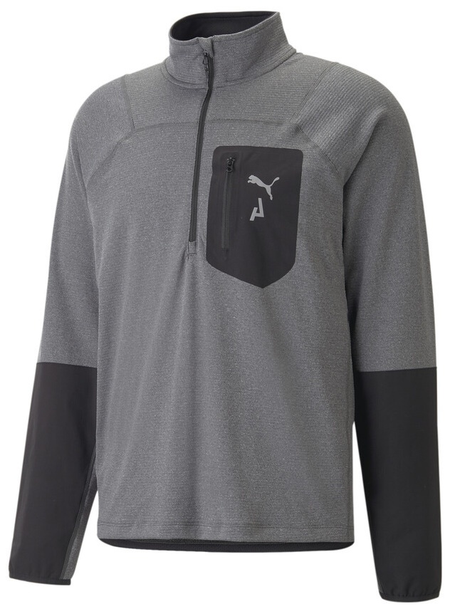 Мужская толстовка Puma M Seasons Polypropylene Raincell 1/2 Zip Puma Black L