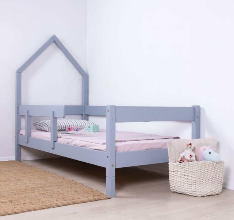 Детская кровать MobiCasa Woody 90x200 Grey