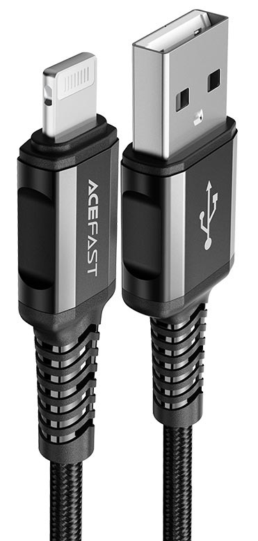 USB Кабель Acefast USB to Lightning Black (C1-02)