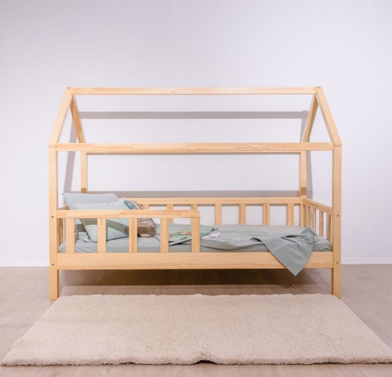 Pat copii MobiCasa Jasmine 90x200 Natur