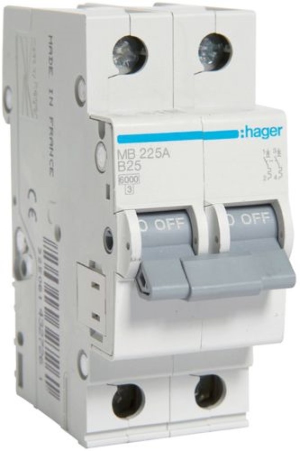 Автоматический выключатель Hager MB225A