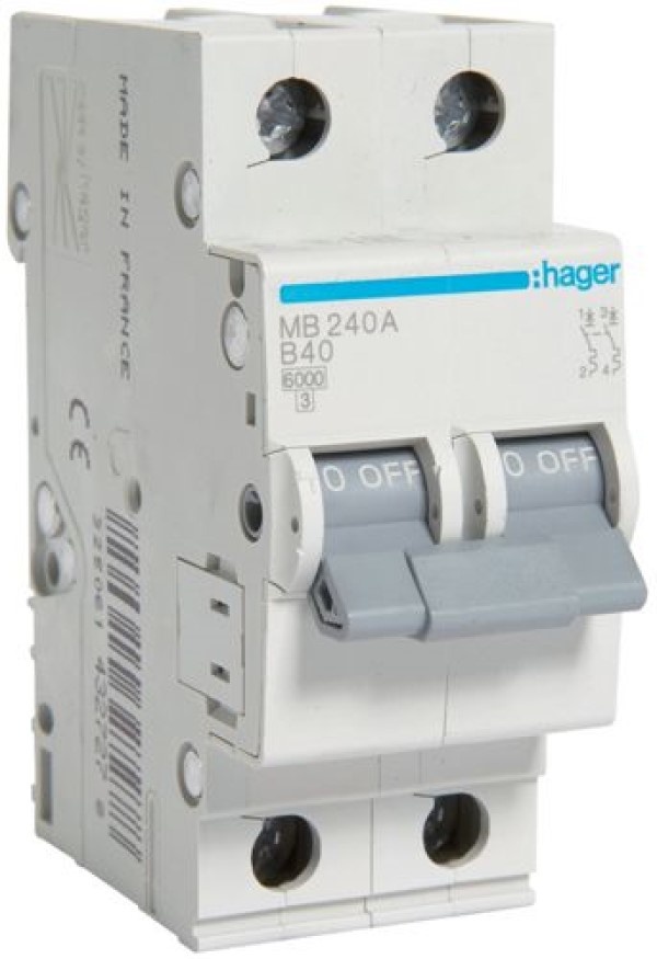 Автоматический выключатель Hager MB240A
