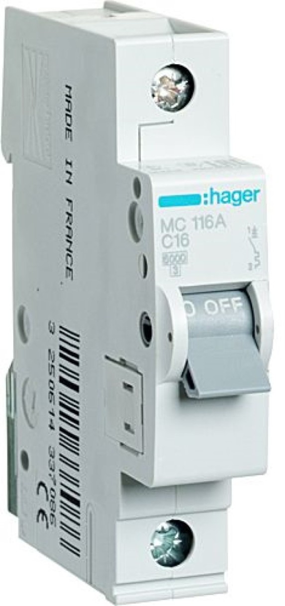 Автоматический выключатель Hager MC116A