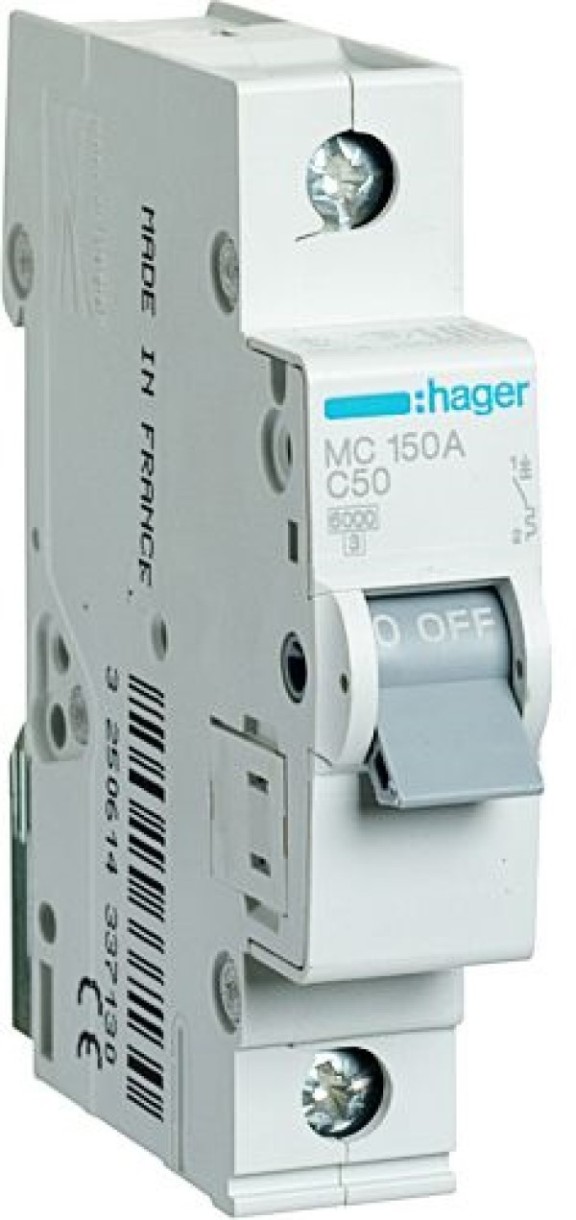 Автоматический выключатель Hager MC150A