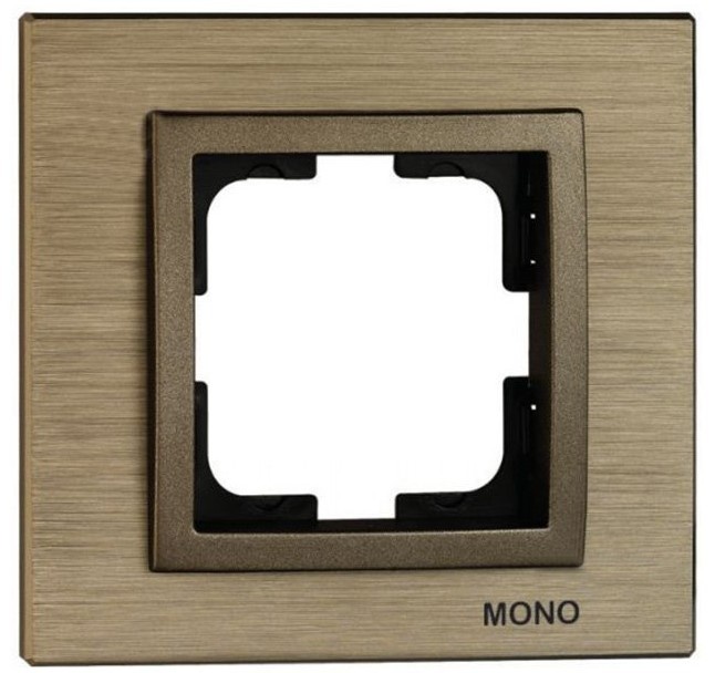 Ramă pentru prize și întrerupătoare Mono Electric 107-810000-160