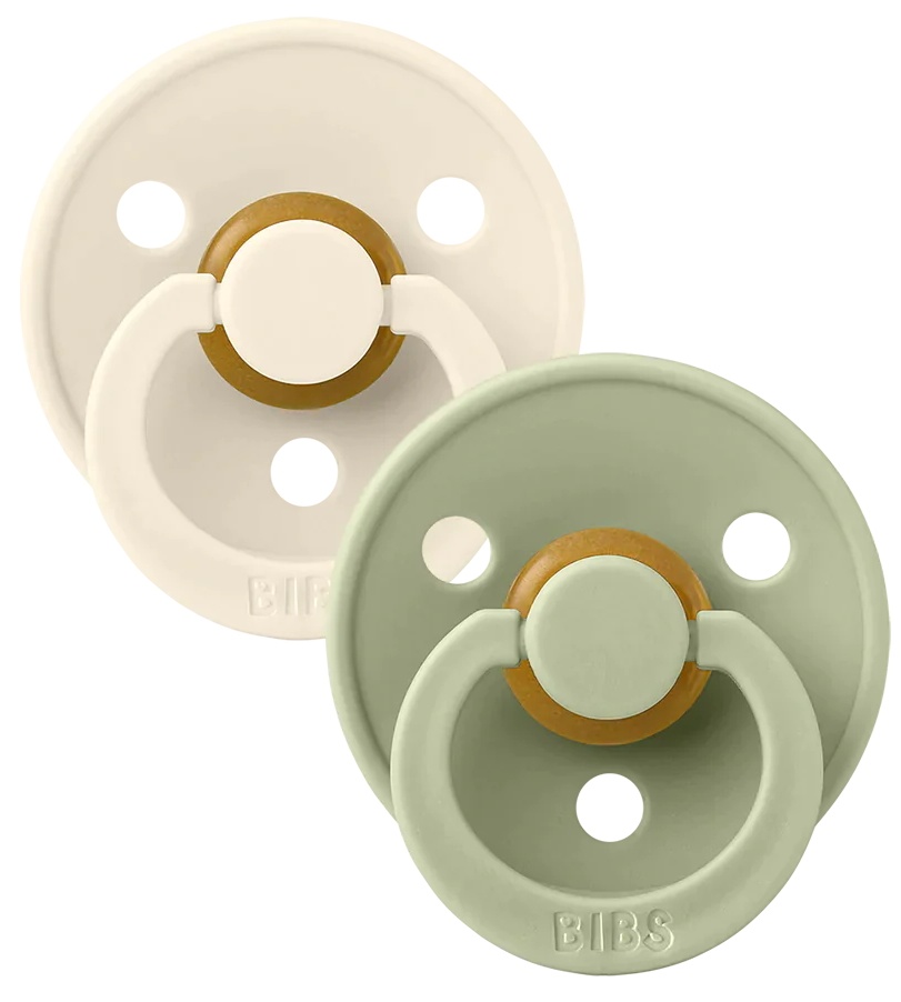 Suzeta BIBS Colour Symmetrical 0+ months Ivory/Sage