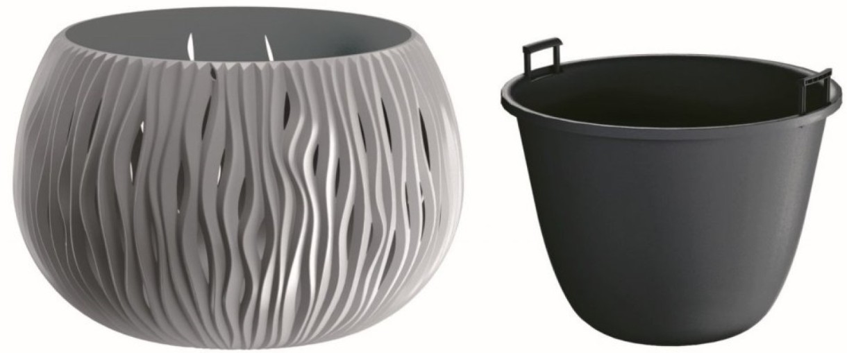 Цветочный горшок Prosperplast Sandy Bowl DSK240-405U