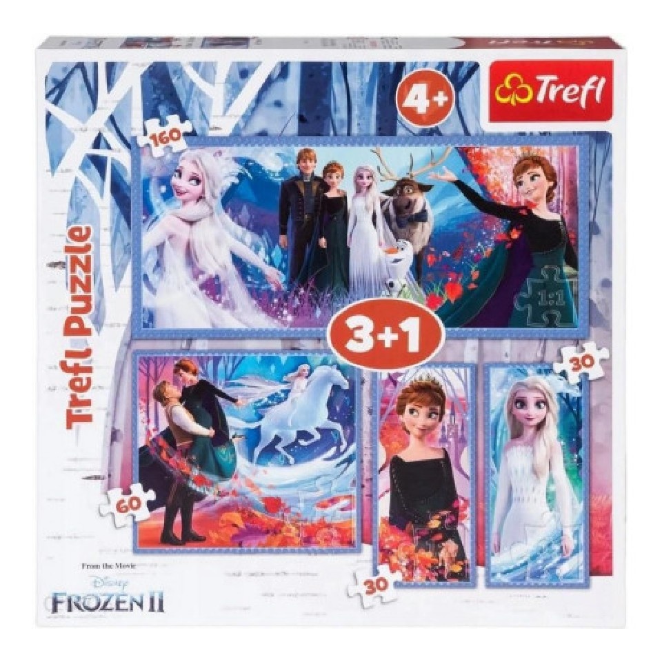 Пазл Trefl 3in1 Frozen 2