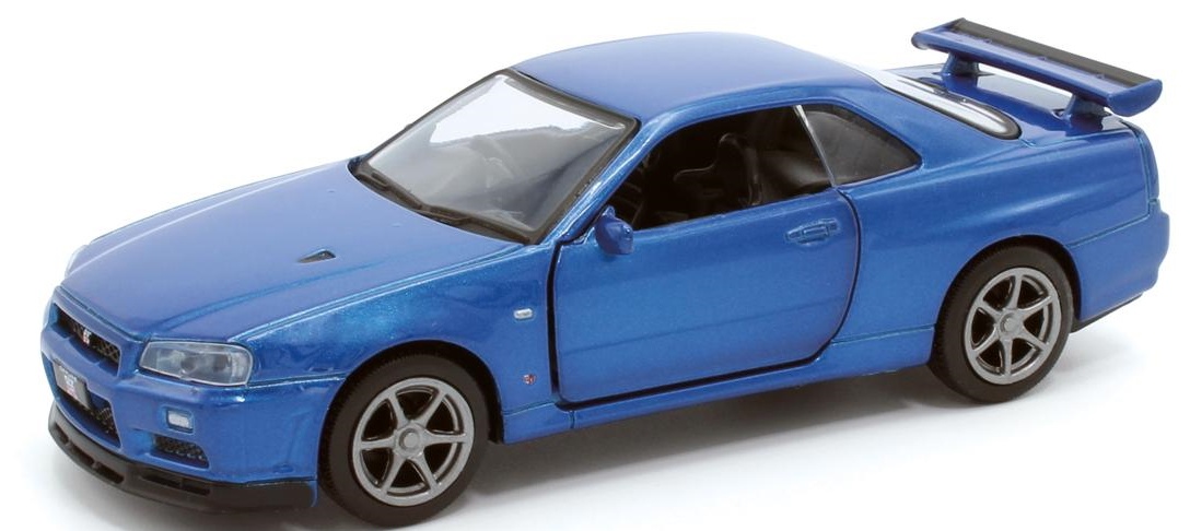Машина Tayumo Nissan GT-R34 V-Spec II Blue (36115211)