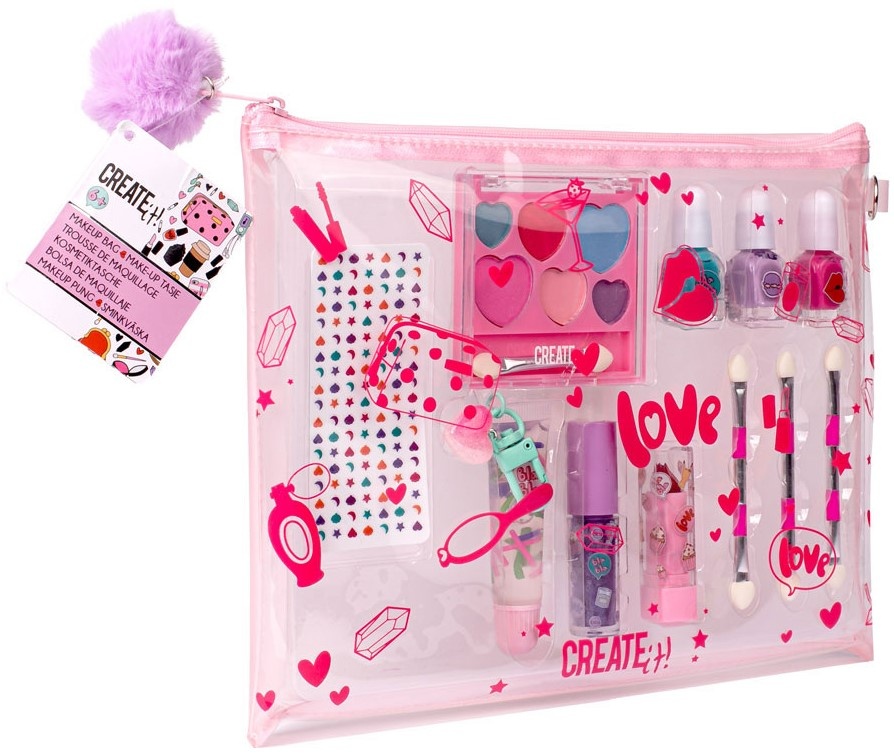 Produse cosmetice decorative pentru copii Create It! Make-Up Bag with Contents (84505)