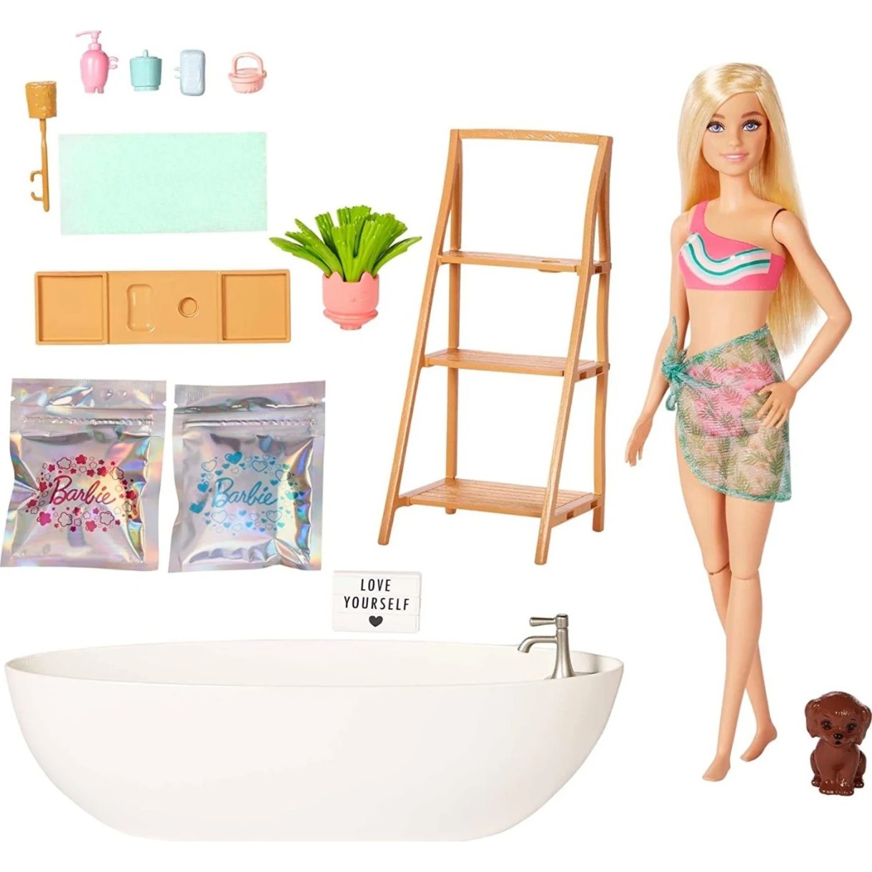 Кукла Barbie Confetti Soap & Accessories (HKT92)