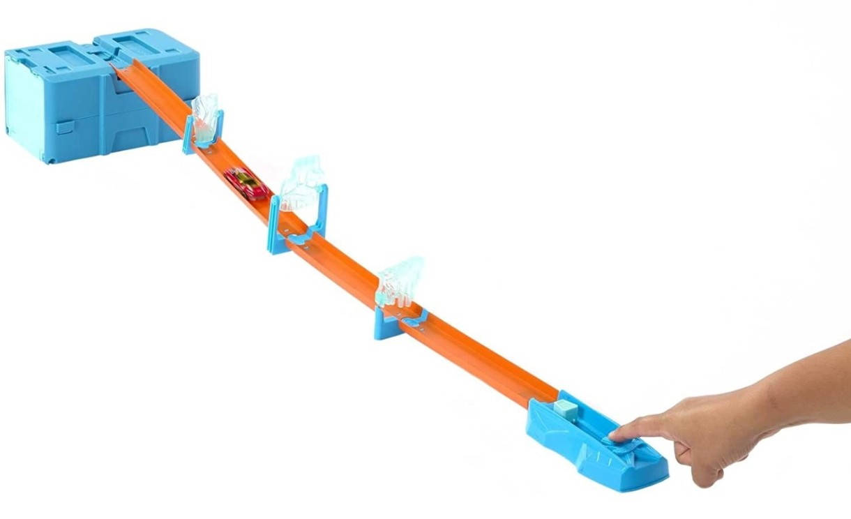 Set jucării transport Hot Wheels  Track Builder Ice Crash Pack Track Set (HKX40)