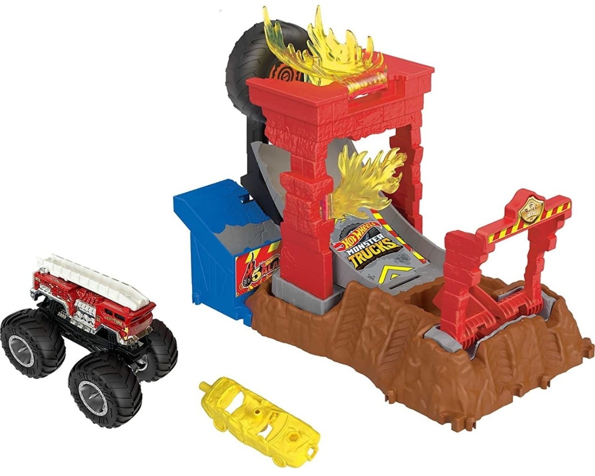 Set jucării transport Hot Wheels  Arena Smashers (HNB87)