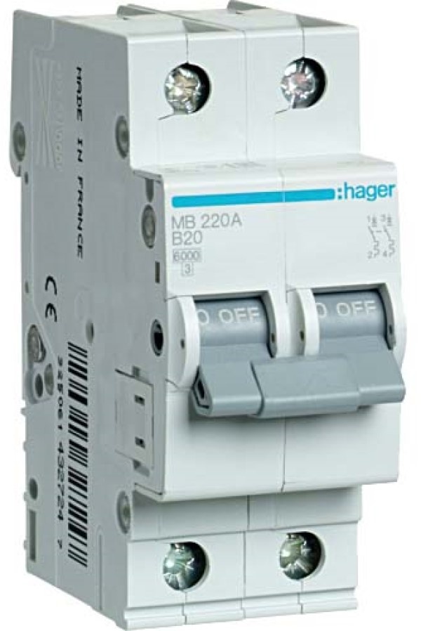 Автоматический выключатель Hager MB220A