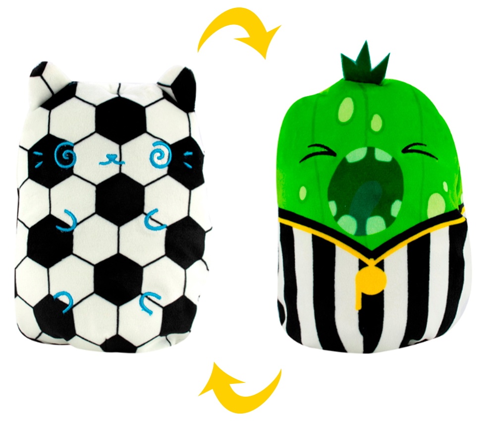 Мягкая игрушка Cats Vs Pickles Cat and Cucumber Football (CVP2200-2)
