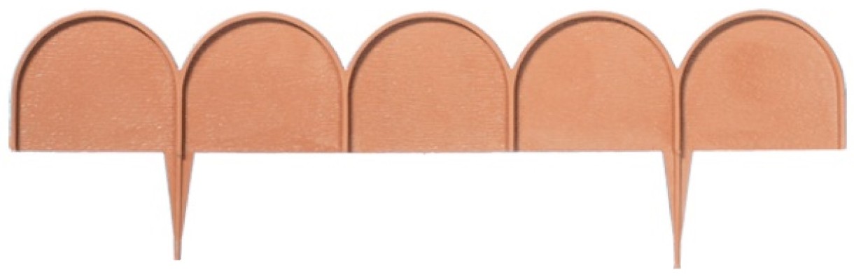 Садовое ограждение Prosperplast Garden Line IKRA-R624