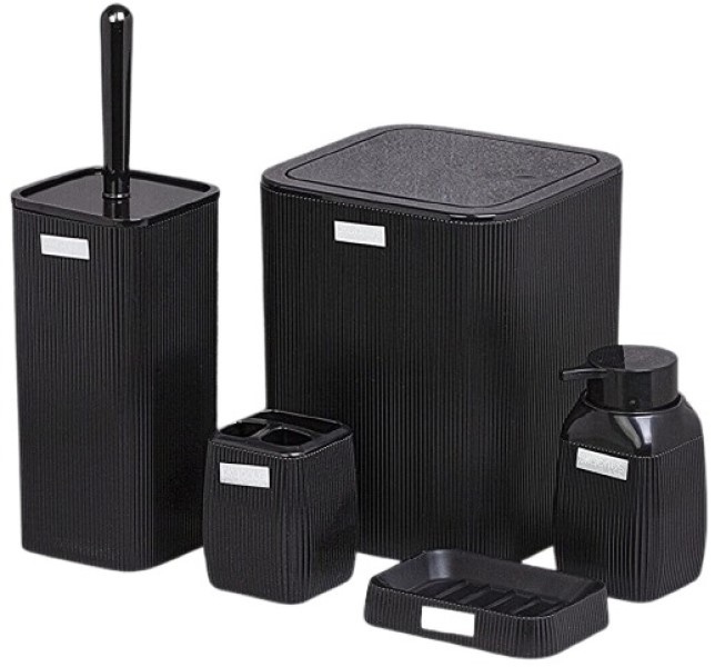 Набор для ванной комнаты Okyanus Black OKY501-0