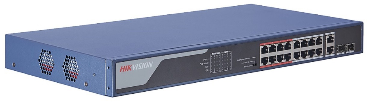Коммутатор Hikvision DS-3E0318P-E