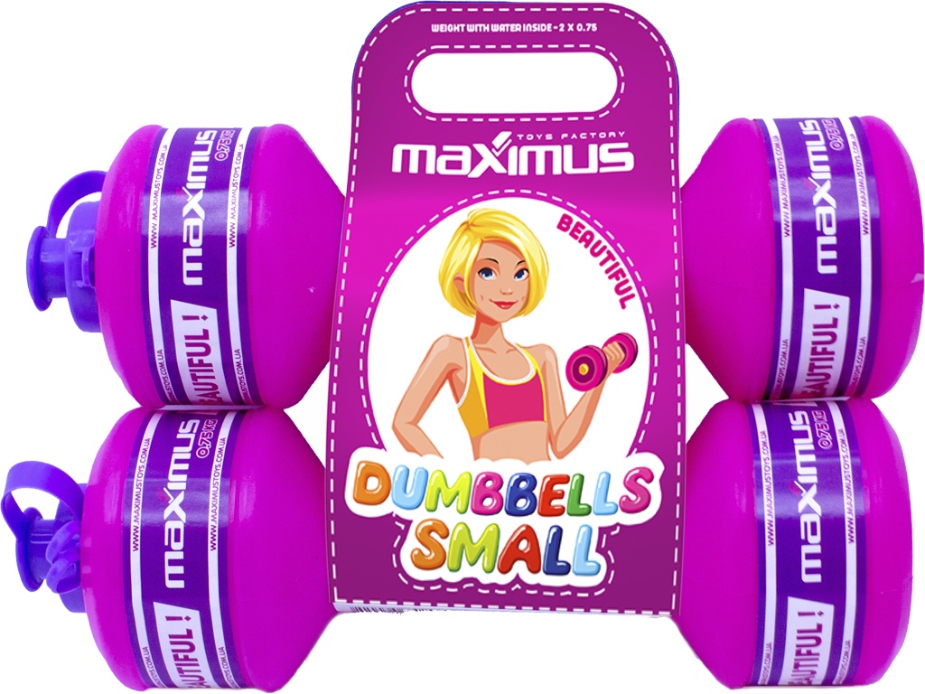 Set jucării Maximus Dumbbells Small 2pcs (MX-5346)