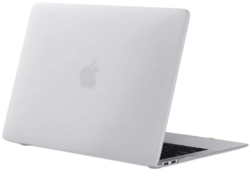 Husă pentru laptop Tech-Protect Smartshell Macbook Air 13 Matte Clear (2018-2020)