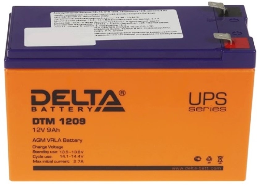 Аккумуляторная батарея Delta DTM 1209