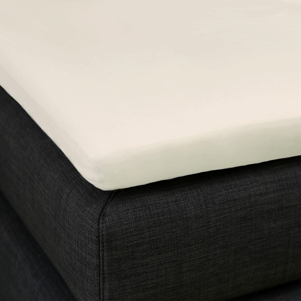Cearşaf cu bandă elastică Formesse Bella Gracia La Piccola 180x190cm Linen