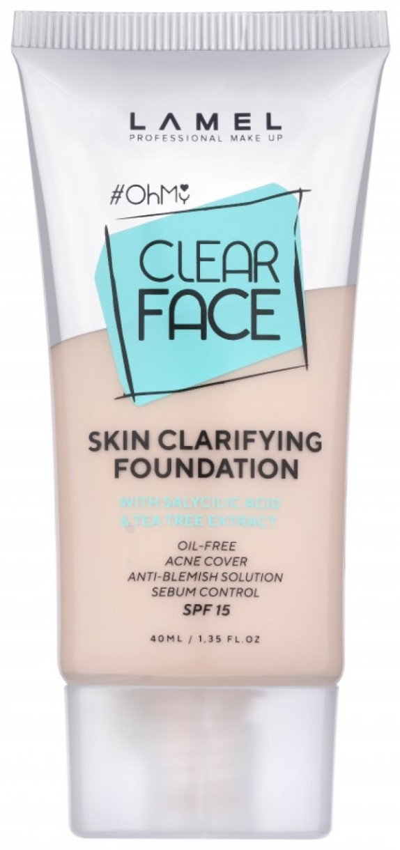 Тональный крем для лица Lamel Oh My Clear Face 402 40ml