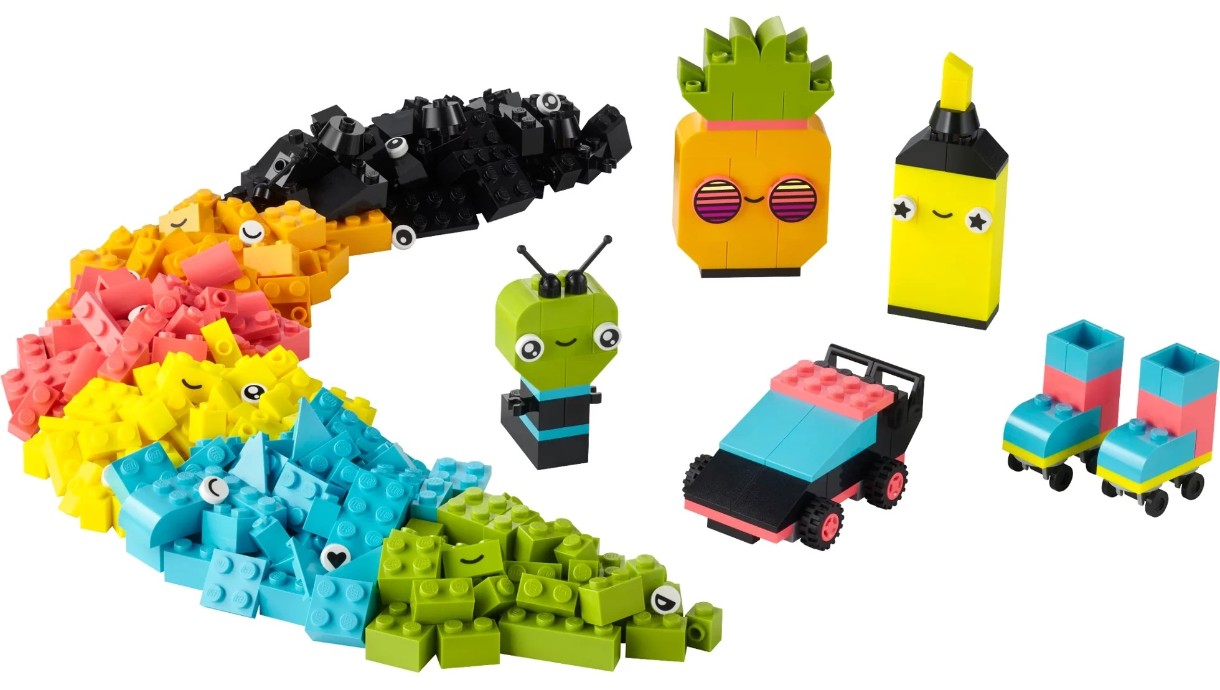 Set de construcție Lego Classic: Creative Neon Fun (11027)