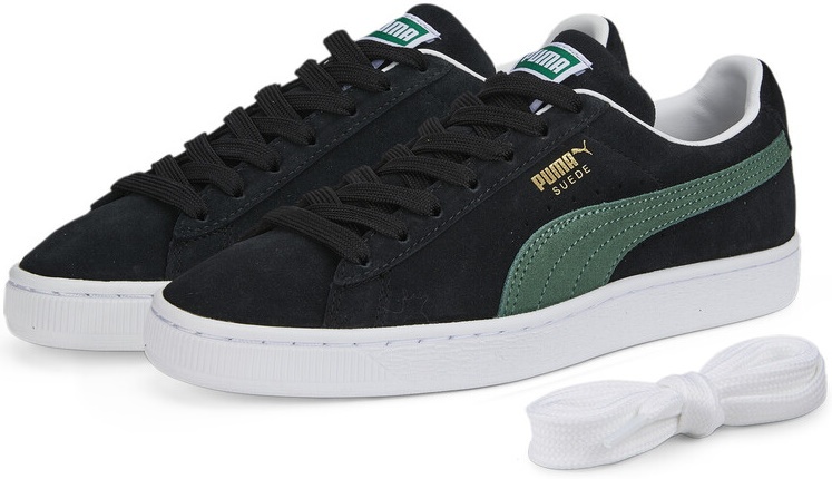 Кеды мужские Puma Suede Classic XXI Puma Black/Deep Forest/White 47