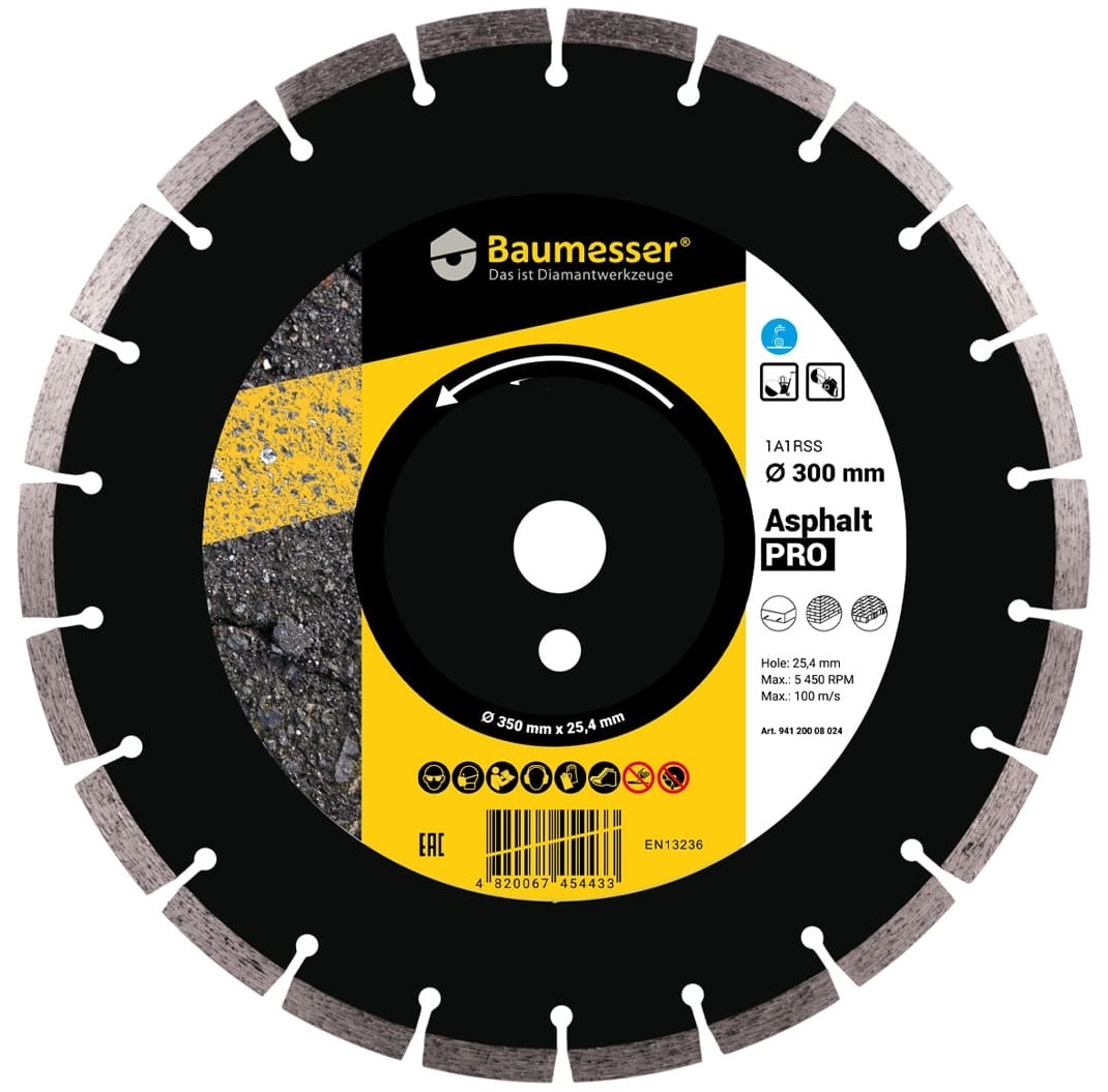 Диск для резки Baumesser 1A1RSS/C3-H Asphalt Pro d300