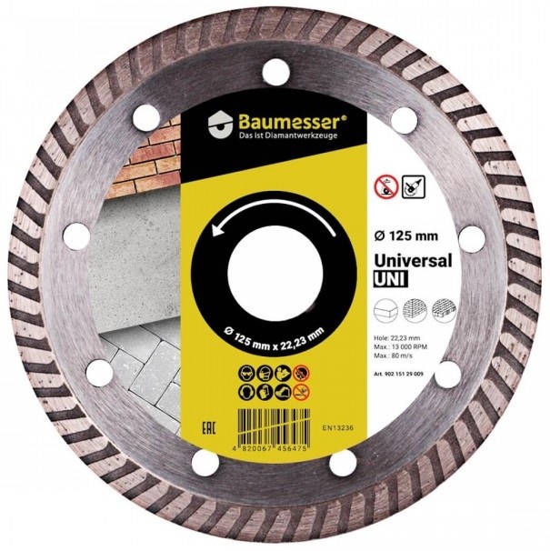 Диск для резки Baumesser Turbo Universal d125