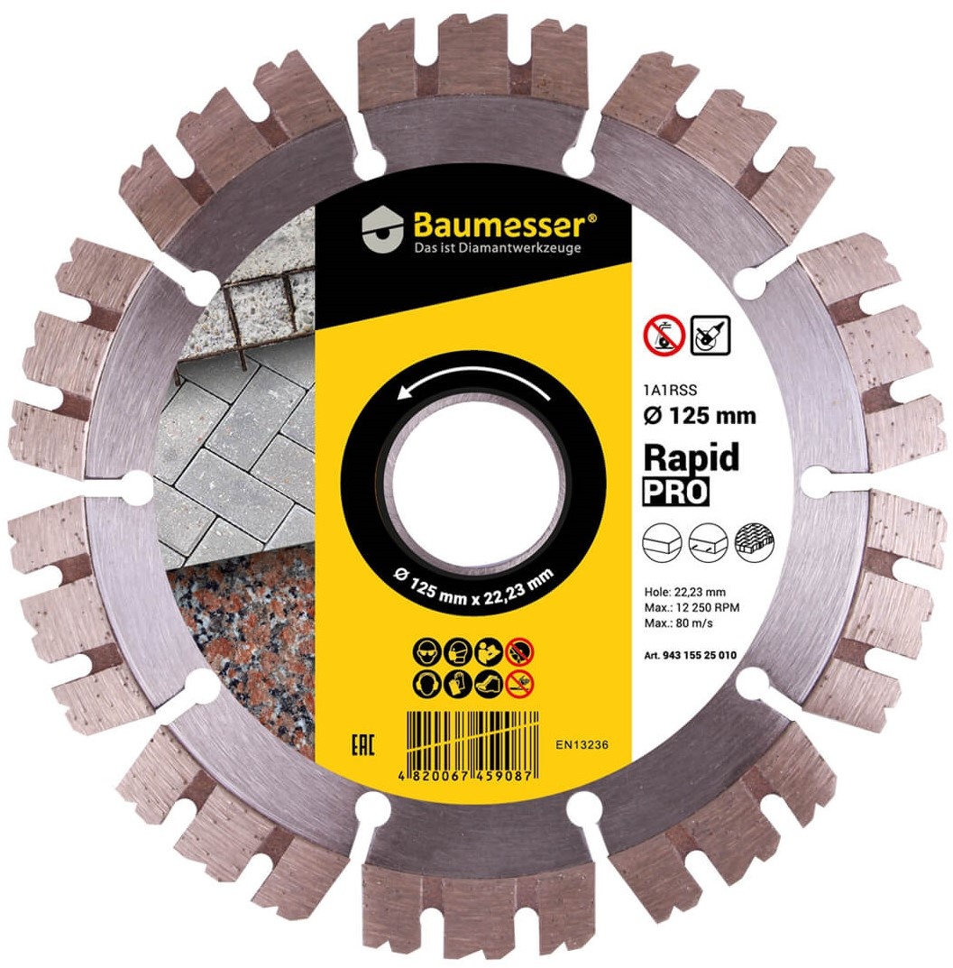 Disc de tăiere Distar 1A1RSS Rapid Pro d125
