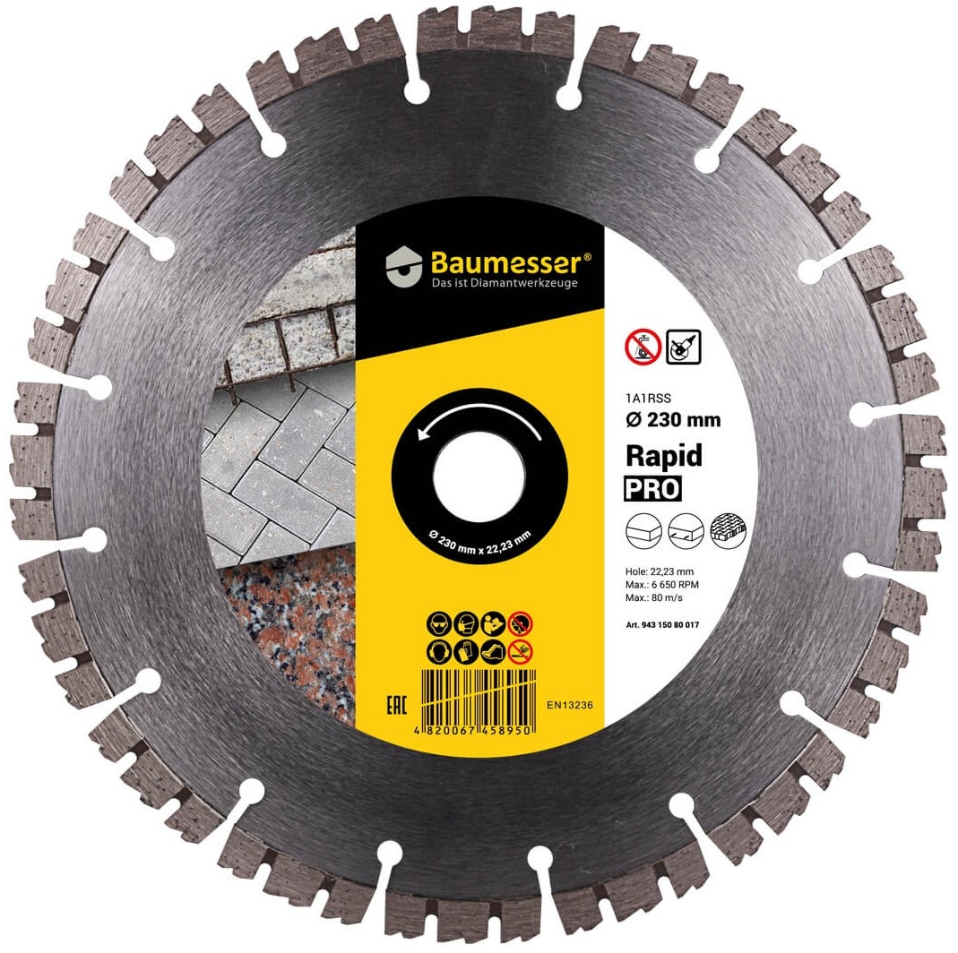 Disc de tăiere Distar 1A1RSS Rapid Pro d230