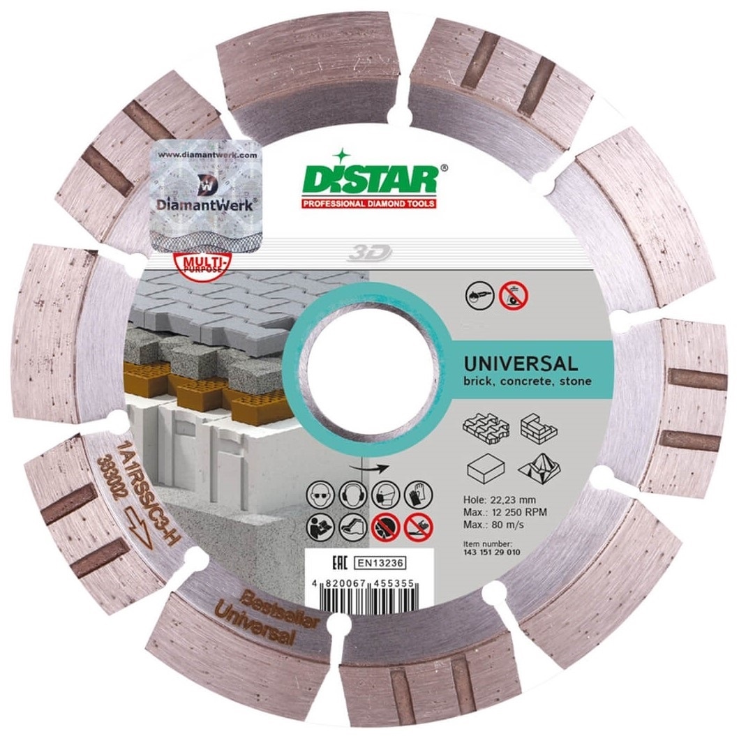 Диск для резки Distar 1A1RSS/C3 Bestseller Universal d115