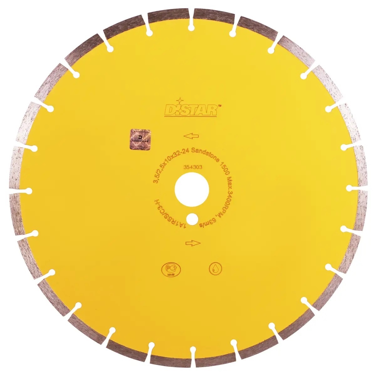 Диск для резки Distar 1A1RSS/C3-H Sandstone-1500 d410