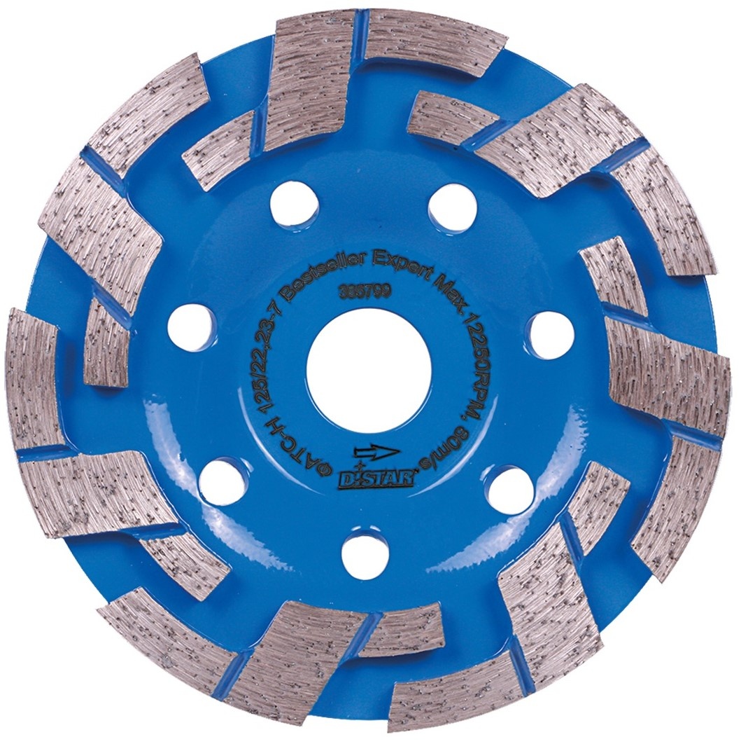Cupa diamantat pentru slefuire Distar DGS-S 125/22.23-7 Expert
