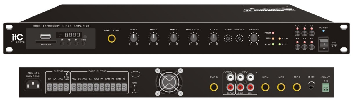 Mixer ITC-Audio TI-120DTB