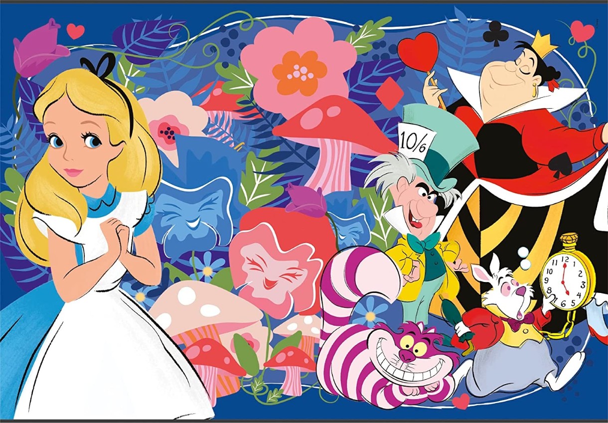 Puzzle Clementoni 104 Дисней Алиса в стране чудес (25748)