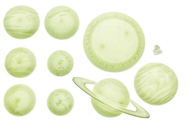 Autocolante 3D 4M Glow In The Dark 3D Solar System (JE612293)